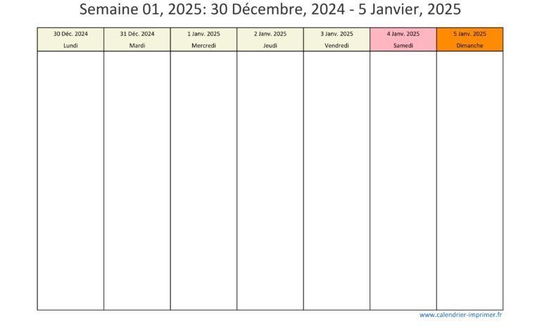 semaine 03 2025