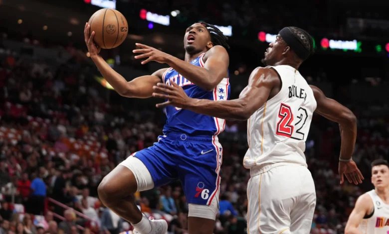 Miami Heat vs 76ers Match Player Stats