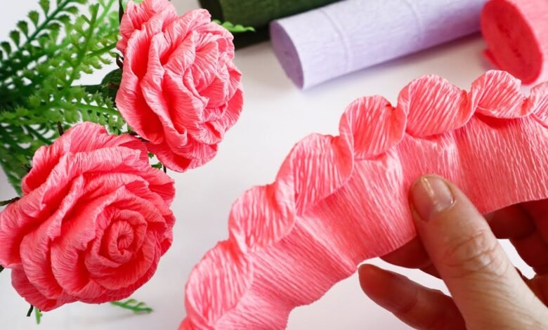 10 Tips For Working With Crepe Paper Like A Pro