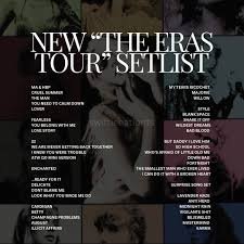 The New Eras Tour Setlist